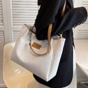 Rhombus Pattern Totes Chain Shoulder Bag Women Shopping