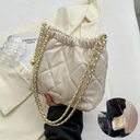 Casual Rhombus Shoulder Bag Chain Messenger Small Bucket