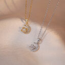 Fashion Jewelry Necklace Female Sweet Star Moon Zircon