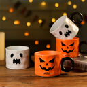 Pumpkin Ceramic Cup Party Favor Cups With Handle