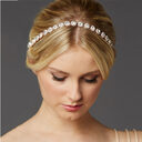 Bridal Rhinestone Sunflower Hair Band Wedding Photography Accessories