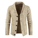 Men's Fashion Knitted Cardigan V Neck Loose Thick
