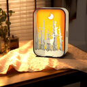 Woodcarving Light Creative Gift Minimalist Bedside Night Decoration