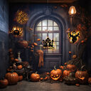Halloween LED Decorative Lights Luminescent Spider Listing Home