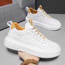 British Style Thick Soled Hollowed Out Breathable Casual