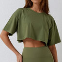 Outdoor Sports Short Sleeve Blouse Yoga Clothes