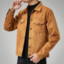 Men's Casual Suede Brushed Fabric Youth Fashion British