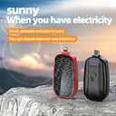 Mini Emergency Solar Charging Unit Portable Wireless Power