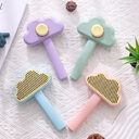 New Cloud Pet Comb Cat Brushing Self-cleaning Needle
