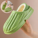 Fashion Thickened Couple Slippers Women's Winter Shoes Home