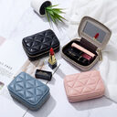 Rhombus Portable Lipstick Pack Mini Cosmetic Bag
