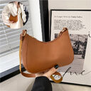 Women's Underarm Bag Solid Color Small Square Handbag