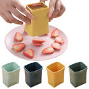Cup Slicers Fruit Egg Stainless Steel Strawberry Banana