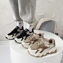 Autumn And Winter New Women's Colorblock Sneakers