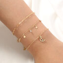 Creative combination design accessories fresh star Moon Tassel