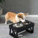 Pet Adjustable Elevated Stainless Steel Vertical Anti-choke Slow