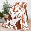 Cow Print Blanket Flannel
