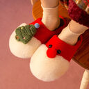 Winter Plush Slippers Christmas Cute Santa Claus