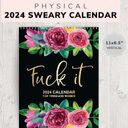 Calendar For Tired-Ass Women Paper With Coil Hanging