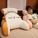 Sofa Fluffy Cushion Luncheon Pillow Triangle Reading Bedside