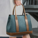 Women's Fashion Contrast Color Bag Capacity Shoulder Crossbody