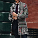 Large Suit Collar Pocket Men's Coat