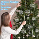 10pcs Christmas Tree Hanging Pendants Acrylic Ice Strip