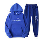 Men's And Women's Fleece-lined Sweater Suit Autumn Winter