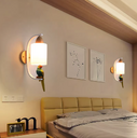 Solid Wood Bedside Lamp Minimalist Creative Personality Living