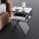 Minimalist Transparent Acrylic Side Table Sofa And Tea