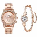 Fashion Steel Belt Men's And Ladies' Watches Couple