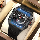 Luminous Waterproof Curved Screen Watch Barrel-shaped Quartz