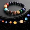 New Fashion Eight Planets Beaded Bracelet Men's Natural
