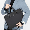 Men's Portable Horizontal Oxford Cloth Shoulder Crossbody Trendy