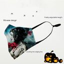 Digital Printing Wansheng Face Mask Skull Double-layer Dust