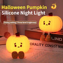 Home Decor Halloween Pumpkin Night Light Cute Soft