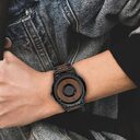South African Red Sandalwood Magnetic Ball Minimalist Watch