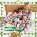 Family Christmas Matching Pajamas Set Xmas Adult Kids