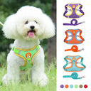 New Dog Leash And Harness Set Pet Adjustable