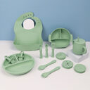 Silicone Children's Tableware Set Baby Feeding Solid Food