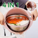 Kitchen Fruit Tray Removable Double Layer And Vegetable