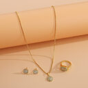Necklace Three-piece Wedding Set