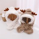 Cute Deer Hat Women Plush Rabbit Ear Funny