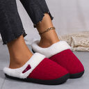 Winter Cotton Slippers Baotou Warm Flat Home Daily