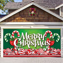 Christmas Background Hanging Cloth Garage Door Patch Holiday