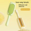 Pet Dog Cat Hair Brush Electrostatic Adsorption Two-way