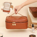 Handle-top Cosmetic Bag Ins Fashion Simple Square Handbag