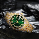 Men's Hip Hop Roman Scale Diamond Studded Calendar