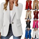 Ins Lapel Button Jacket Fashion Commuter Casual Suit
