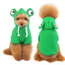 Frog Dog Small Medium Sweater Fleece Clothes Pet